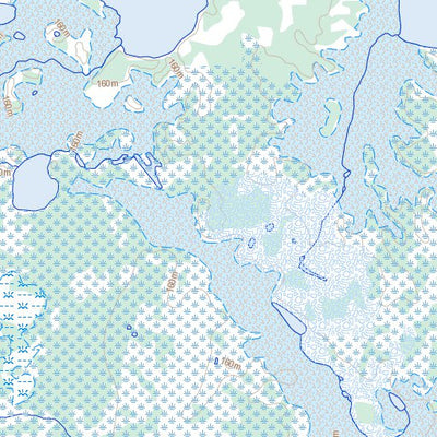 Natural Resources Canada East Niska Lake, MB (053N10 Toporama) digital map