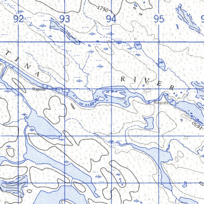 Natural Resources Canada East, NL (013D11_E CanMatrix) digital map