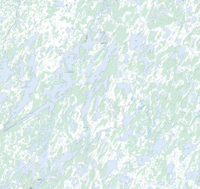 Natural Resources Canada Easton Lake, MB (064K03 Toporama) digital map