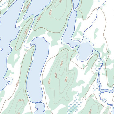 Natural Resources Canada Easton Lake, MB (064K03 Toporama) digital map