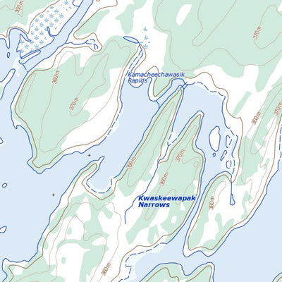 Natural Resources Canada Easton Lake, MB (064K03 Toporama) digital map