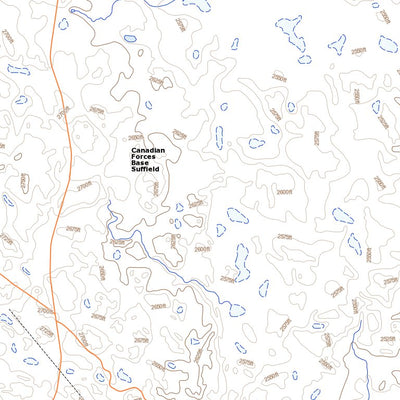 Natural Resources Canada Easy Coulee, AB (072L10 Toporama) digital map