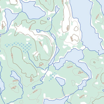 Natural Resources Canada Eaton Lake, NT (075A06 Toporama) digital map