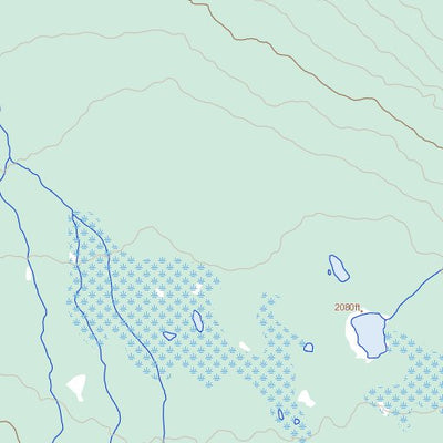 Natural Resources Canada Ebbutt Hills (095J08 Toporama) digital map