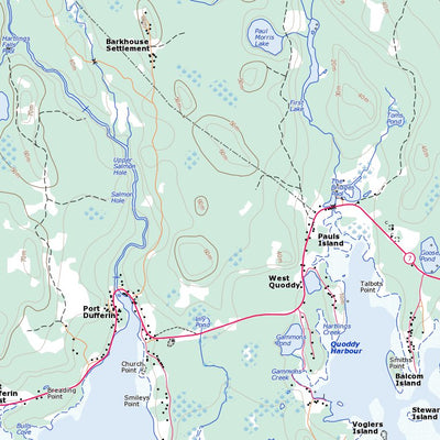 Natural Resources Canada Ecum Secum, NS (011D16 Toporama) digital map