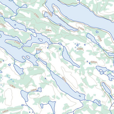 Natural Resources Canada Edehon Lake, NU (065A06 Toporama) digital map