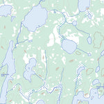 Natural Resources Canada Edmund Lake, MB (053K11 Toporama) digital map