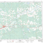 Natural Resources Canada Edson, AB (083F09 CanMatrix) digital map