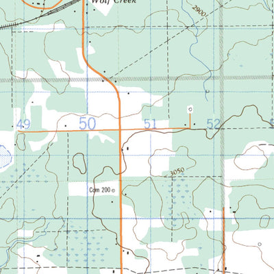 Natural Resources Canada Edson, AB (083F09 CanMatrix) digital map