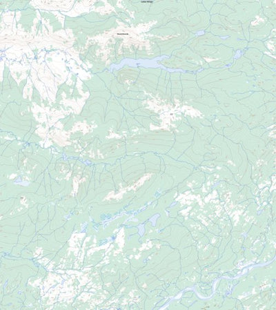 Natural Resources Canada Edwards Lake, YT (105M09 Toporama) digital map