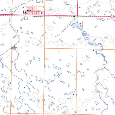 Natural Resources Canada Elgin, MB (062F08 Toporama) digital map