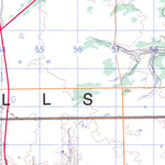 Natural Resources Canada Elkwater Lake, AB (072E09 CanMatrix) digital map