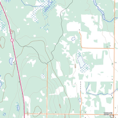 Natural Resources Canada Emma Lake, SK (073H12 Toporama) digital map