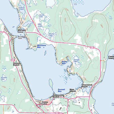 Natural Resources Canada Emma Lake, SK (073H12 Toporama) digital map