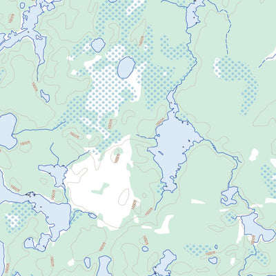 Natural Resources Canada Empire Lake, ON (052G09 Toporama) digital map