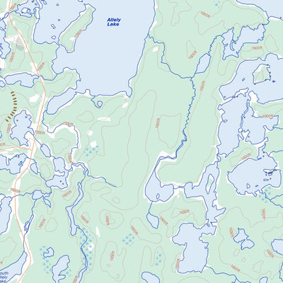 Natural Resources Canada Empire Lake, ON (052G09 Toporama) digital map