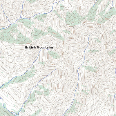Natural Resources Canada Empire Mountain, YT (117C01 Toporama) digital map