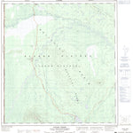 Natural Resources Canada Enger Creek, YT (115K07 CanMatrix) digital map