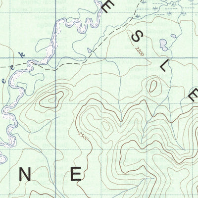 Natural Resources Canada Enger Creek, YT (115K07 CanMatrix) digital map