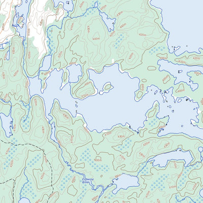 Natural Resources Canada Entwine Lake (052F02 Toporama) digital map