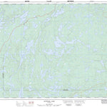 Natural Resources Canada Entwine Lake, ON (052F02 CanMatrix) digital map