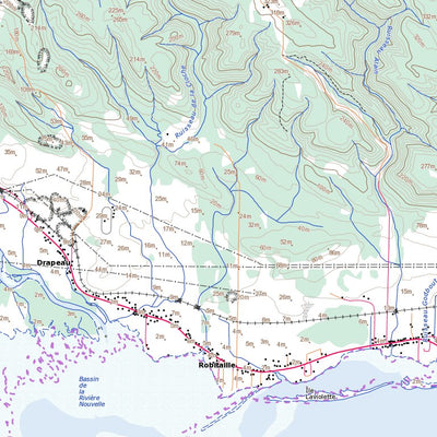 Natural Resources Canada Escuminac, NB (022B01 Toporama) digital map