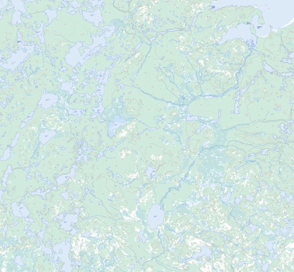 Esker Lake, SK (074G03 Toporama) Map by Natural Resources Canada ...