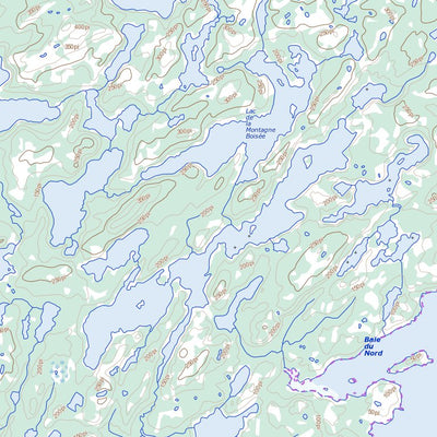 Natural Resources Canada Étamamiou, QC (012J05 Toporama) digital map