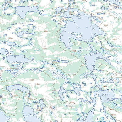 Natural Resources Canada Ethyl Lake, NL (013L13 Toporama) digital map