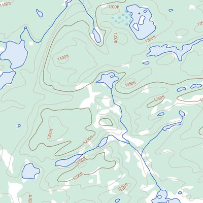 Natural Resources Canada Etthengunneh Island, NT (075F14 Toporama) digital map