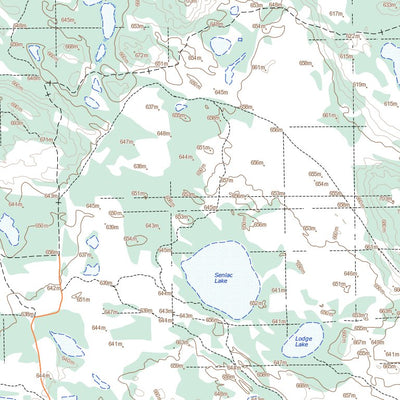 Natural Resources Canada Eyehill Creek, SK (073C12 Toporama) digital map