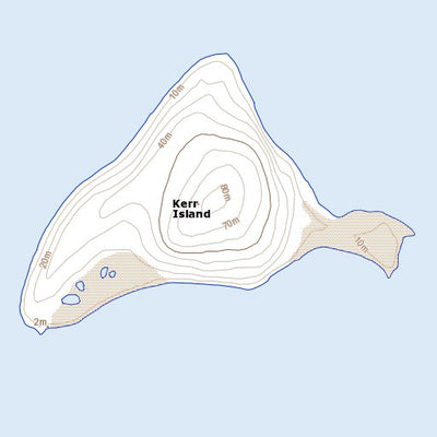 Natural Resources Canada Fairholme Island (069A09 Toporama) digital map