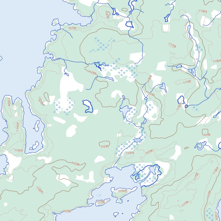 Falcon Rider Maps Falcon Island, ON (052E07 Toporama) Map by Natural Resources Canada ...