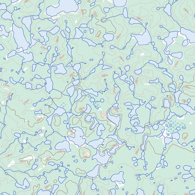 Natural Resources Canada Fallaize Lake (097B16 Toporama) digital map