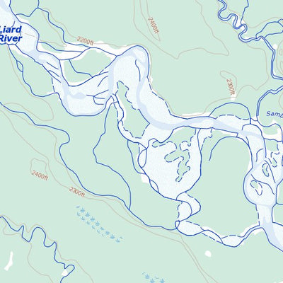 Natural Resources Canada False Pass Creek, YT (105A05 Toporama) digital map