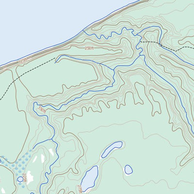 Natural Resources Canada Fat Rabbit Creek, NT (106N02 Toporama) digital map