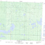Natural Resources Canada Fawcett Lake, AB (083P05 CanMatrix) digital map