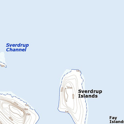 Natural Resources Canada Fay Islands (069H10 Toporama) digital map