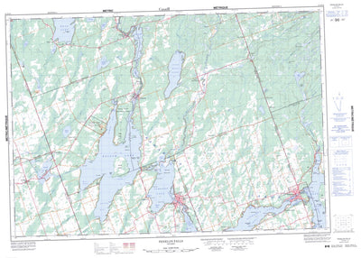 Natural Resources Canada Fenelon Falls, ON (031D10 CanMatrix) digital map