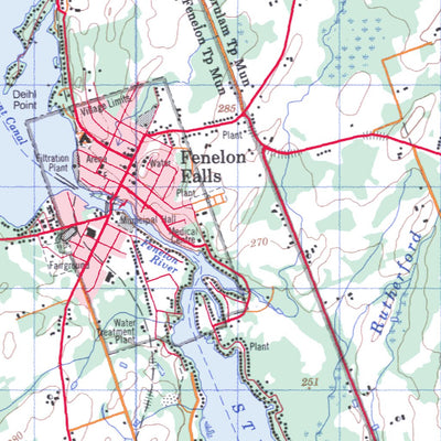 Natural Resources Canada Fenelon Falls, ON (031D10 CanMatrix) digital map