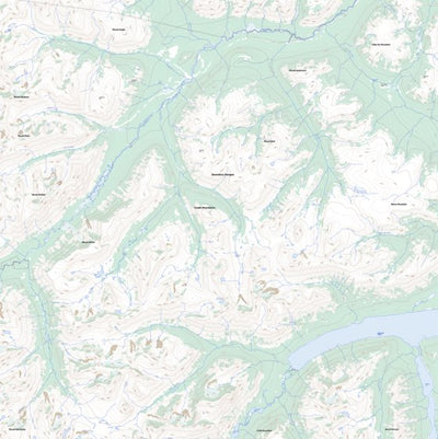 Natural Resources Canada Fenwick Creek, BC (105D03 Toporama) digital map