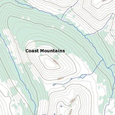 Natural Resources Canada Fenwick Creek, BC (105D03 Toporama) digital map