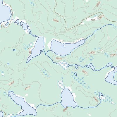 Natural Resources Canada Fenwick Lake, NT (086E06 Toporama) digital map