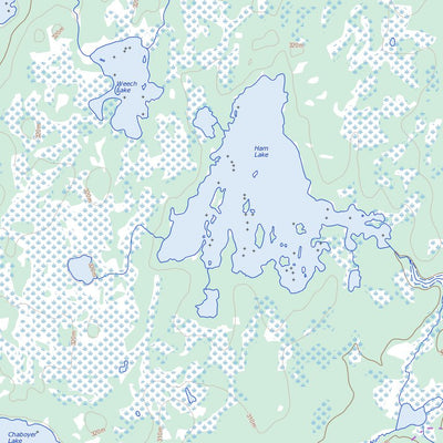 Natural Resources Canada File Lake, MB (063K16 Toporama) digital map
