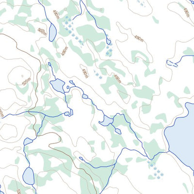 Natural Resources Canada Fingers Lake, NU (076E11 Toporama) digital map
