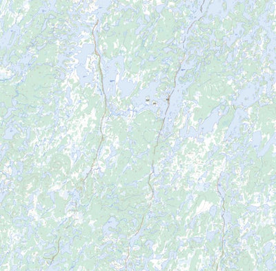 Natural Resources Canada Finner Lake, MB (064N08 Toporama) digital map