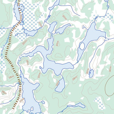 Natural Resources Canada Finner Lake, MB (064N08 Toporama) digital map