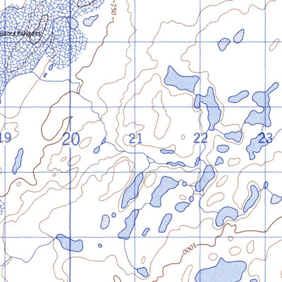 Natural Resources Canada Fish Lake, NT (097D11 CanMatrix) digital map