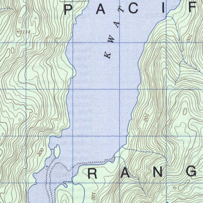 Natural Resources Canada Fisher Channel, BC (093D04 CanMatrix) digital map