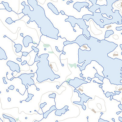 Natural Resources Canada Fishery Lake, NU (055K03 Toporama) digital map